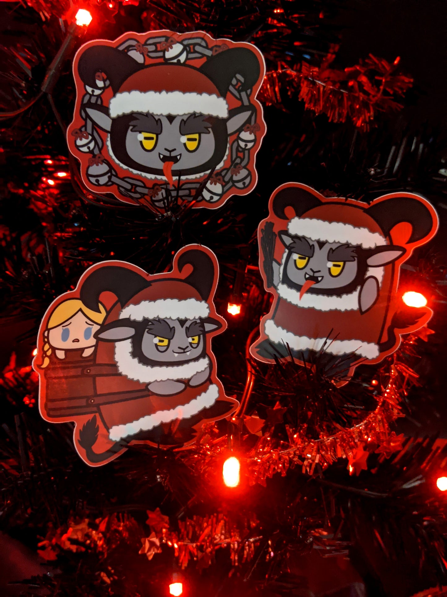 MONchibi- Chris (Krampus) Sticker Set